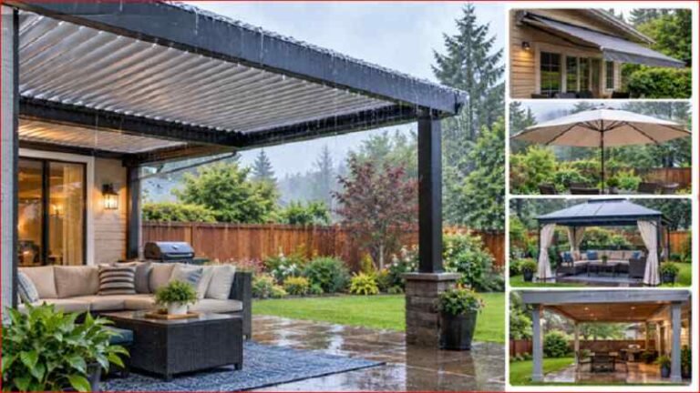 4 Backyard Rain Protection Ideas for Portland Homeowners